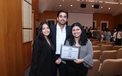 Patricia Padilla, Juan Pablo Costa y Juliana Gómez.