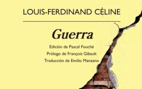 La novela Guerra de la casa editorial Anagrama.