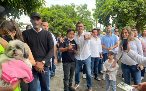 El candidato a la prefectura tiene vista positiva a su elección. Plantea apoyar en la lucha contra la delincuencia.