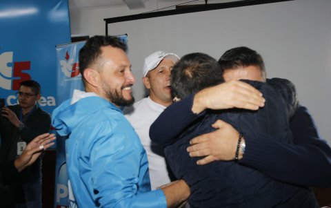 Simpatizantes de Pabón.