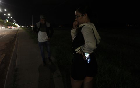 Durante las noches, las personas sienten peligro de ser asaltadas