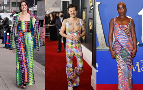 Anna Hathaway, Harry Styles y Lashana Lynch