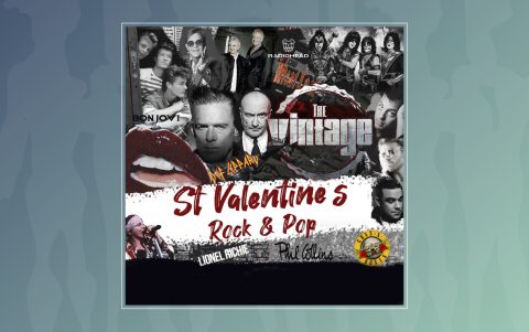 The Vintage recuerda las canciones de los 80 y 90 en su show por San Valentín.