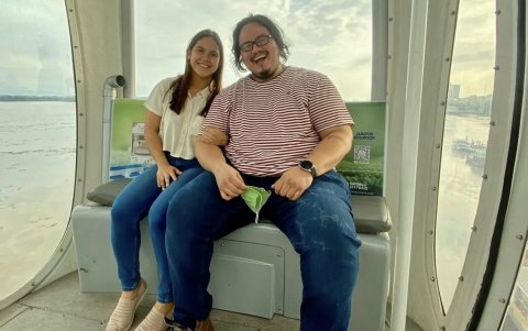 Sofía y Carlos se conocieron siguiéndose mutuamente en Twitter