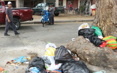 Durante un recorrido en la ciudad, se pudo observar sectores llenos de basura y donde existe insalubridad por la presencia de ratas.