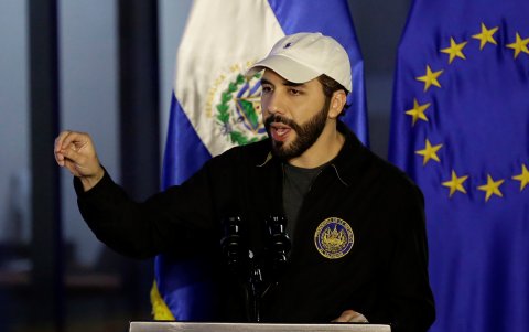 El presidente de El Salvador, Nayib Bukele, en una fotografía de archivo.