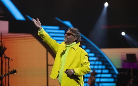El cantante argentino, Fito Páez, se presenta hoy, en la versión número 62º del Festival Internacional de la Canción de Viña del Mar (Chile).
