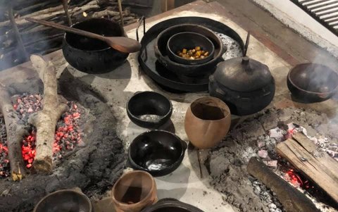 Recurso. Cocer los alimentos en el horno implica conocimiento. Un ejemplo, el uso de la leña adecuada.