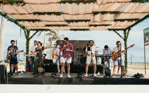 Live Music Band fue la encargada de ponerle ritmo al encuentro.
