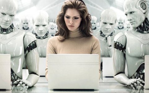 En un futuro, las máquinas y los humanos podrían convivir en la misma sociedad.