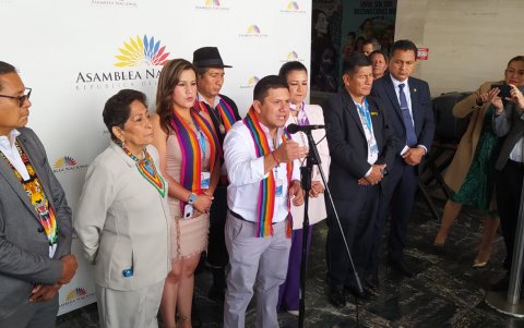 Pachakutik también viene trabajando para captar la presidencia de la Asamblea, aunque si situación es cuesta arriba.