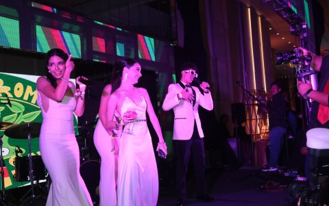 La banda de la promoción 55 demostró todo su talento.