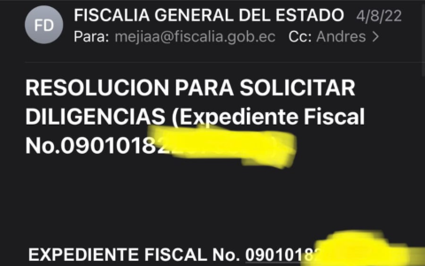 Captura del tuit de Andrés Salvatierra.