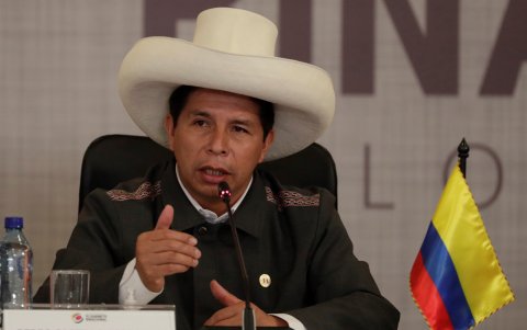El expresidente de Perú, Pedro Castillo, en una fotografía de archivo.