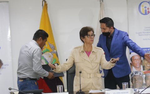 Gina Aguilar tomó el CPCCS tras la destitución del pleno presidido por Hernán Ulloa.