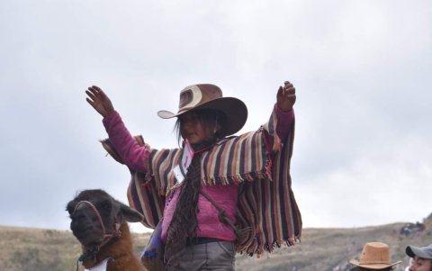 Actividad. Los niños de 4 a 13 años son los protagonistas de esta carrera única en el país, que se ejecuta a 4.000 metros de altura.