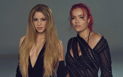 Shakira y Karol G en su nueva canción TQG