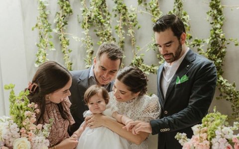 Andrés con su familia.