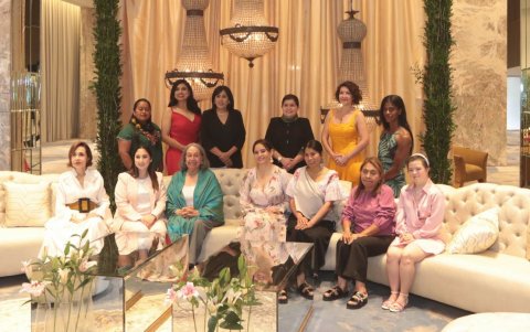 El lugar fue fabulosamente decorado por Julio Tomalá.