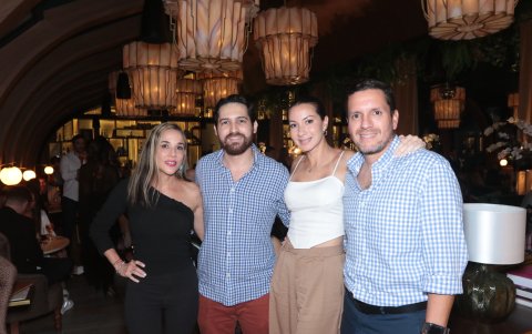 Estefanía Plaza, Jaime Jaramillo, Ceci Raffo y Raúl Basantes.