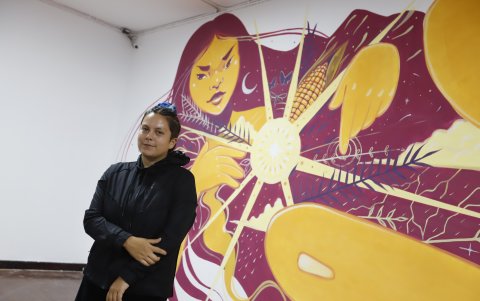 'Palta Pinta’ ha pasado sus últimos años como mochilera y hace un año llegó a Mindo, Ecuador.