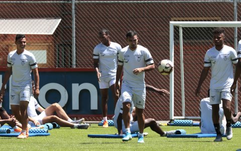 Alexander Alvarado (i) y Junior Sornoza (c) volverán a vestir de tricolor.
