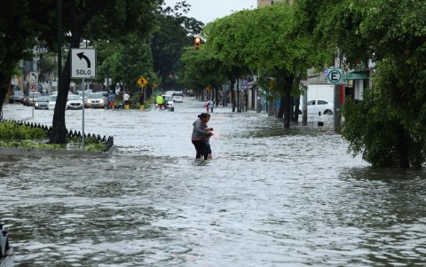Situación. Varias ciudades de la Costa se han visto anegadas por el fuerte invierno que afecta a la región.