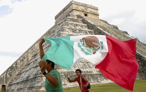 Los mexicanos también visitan constantemente el sitio