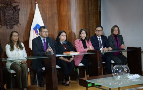 Jueces de la Corte Constitucional que decidieron aprobar la solicitud de la Asamblea Nacional