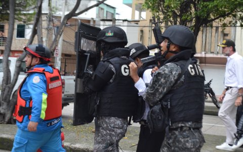 La víctima fue puesta a buen recaudo al igual que su familia.