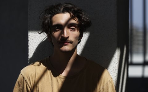 Vicente Muñoz, un joven que perdió su ojo izquierdo en noviembre de 2019 en medio de las protestas sociales en Chile.