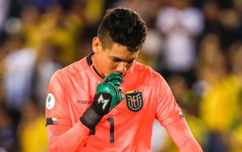 Christian Loor se ha lucido en el arco ecuatoriano, con buenas intervenciones.