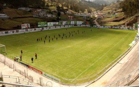 Estadio Cooperativa de Ahorro y Crédito Mushuc Runa, ubicado en el sector de Echaleche