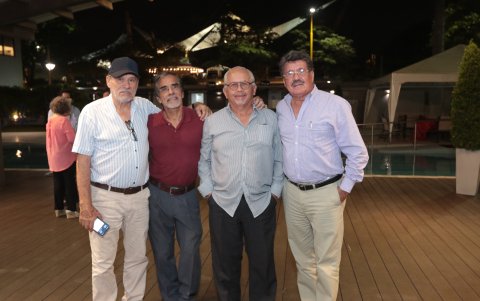 Patricio Villamar, Braulio Galarza, Carlos Robinson y Pepe Cedeño.