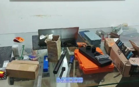 Las evidencias fueron incautadas.En las próximas horas se realizará la audiencia de formulación de cargos.