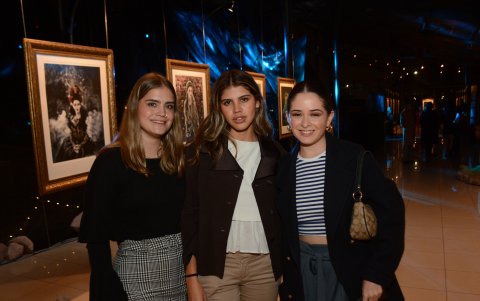 ) Isabela Cordero, Samantha Quiñones y Martha Maya.