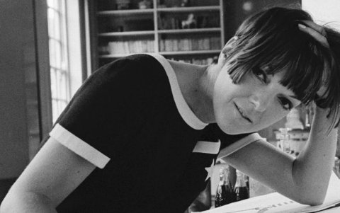 La creativa de moda en su juventud.