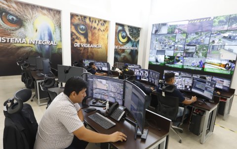 Un centro de monitoreo queda en el sector, sin embargo la delincuencia se mantiene