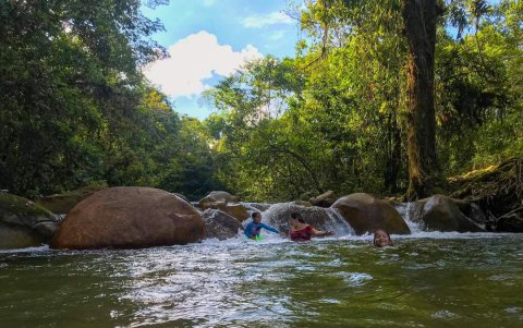 Los comuneros kiwchas amazónicos de Muyuna se dedican al turismo comunitario.