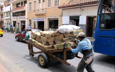 El paso de los carretilleros era a las 05:45 de la mañana.