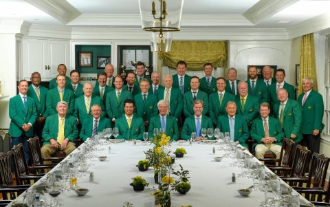 Solo los campeones y selectos socios del Augusta National comparten la cena especial del torneo.