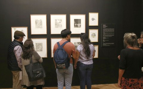 La muestra del ecuatoriano también llegará a España.