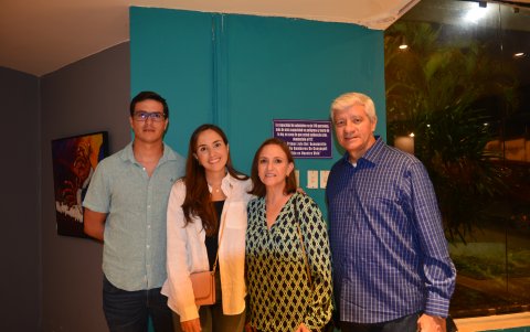Fernando Amador, Camila Durán, Cynthia Simo y Fernando Amador.