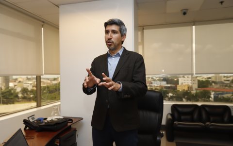 Autoridad.- El director del SRI, Francisco Briones.