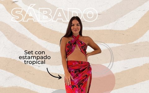 Look que usaría Cristina para un evento en la playa.