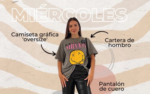 Look de Cristina para una salida a comer con amigos.