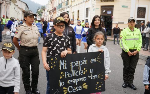Mensajes. Hubo algunas frases que dejaron entrever la preocupación de la ciudadanía ante el avance de la delincuencia