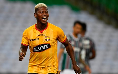 Gabriel Cortez jugador del Barcelona Sporting Club.