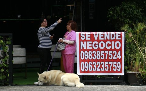 Abandono. Por la inseguridad, existen propietarios de locales que ponen a la venta sus emprendimientos.