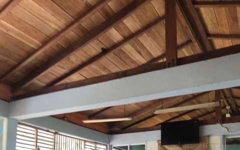 La convergencia entre música y danza es el currulao. Una de las demostraciones en la Casa de la Juventud, en San Lorenzo.